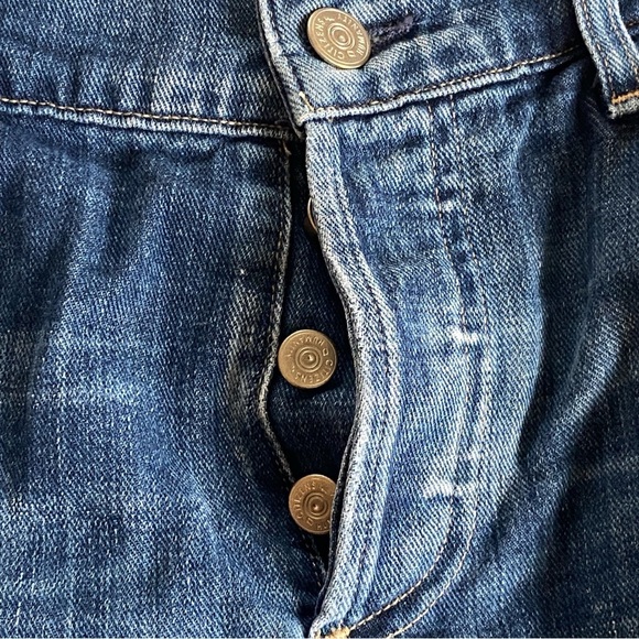 Citizens of Humanity Denim Blue Button Fly Jean Shorts Sz 27 - Picture 9 of 10